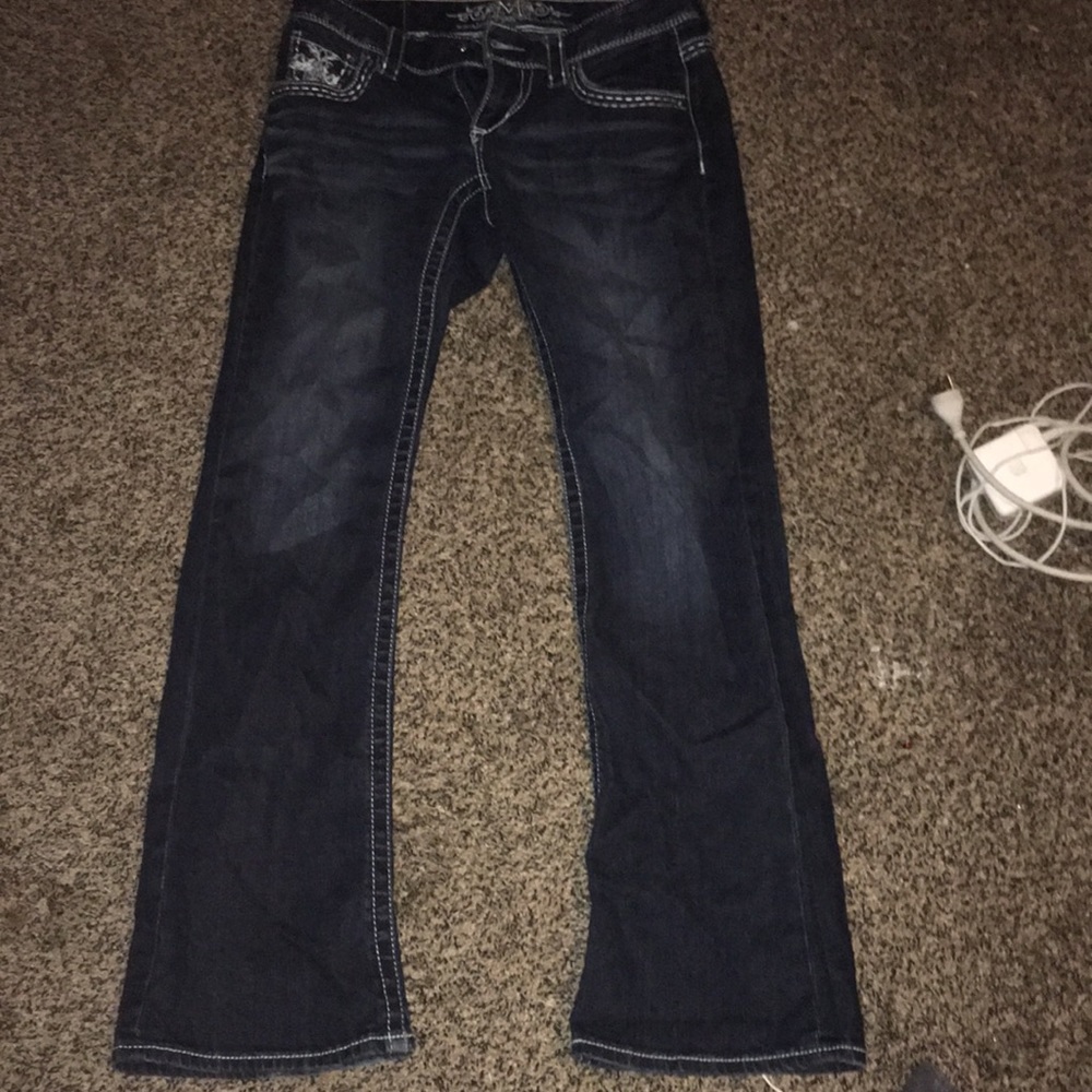 Miss Me cropped boot cut jeans